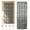 Gray, variant on 2 PK Over The Door Hanging Shoe Organizer, 24 Large Breathable Mesh Pockets,  Hanging Shoe Storage Organizer, Gray