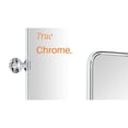 thumbnail image 3 of TEHOME Woodvale Rectangle Vertical Metal Wall Mirrors 40" x 30" - Chrome, 3 of 5