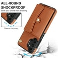 thumbnail image 6 of Dteck for Samsung Galaxy A53 5G Wallet Case, PU Leather Case with Card Holder Crossbody Lanyard Wrist Strap, RFID Blocking Protective Case for Samsung Galaxy A53 5G,Brown, 6 of 9