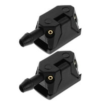 OUNONA 2pcs Windshield Washer Nozzle Kit  for Car Front Window and Engine Hood Car Windshield Washer Spray Nozzles Washer Accessories