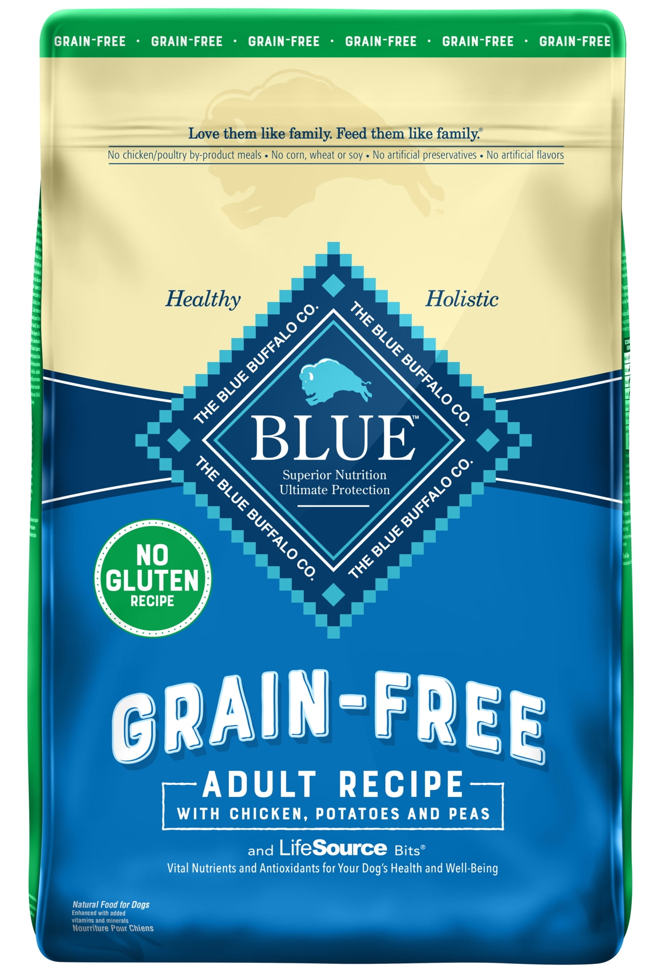 blue buffalo grain free senior dog food