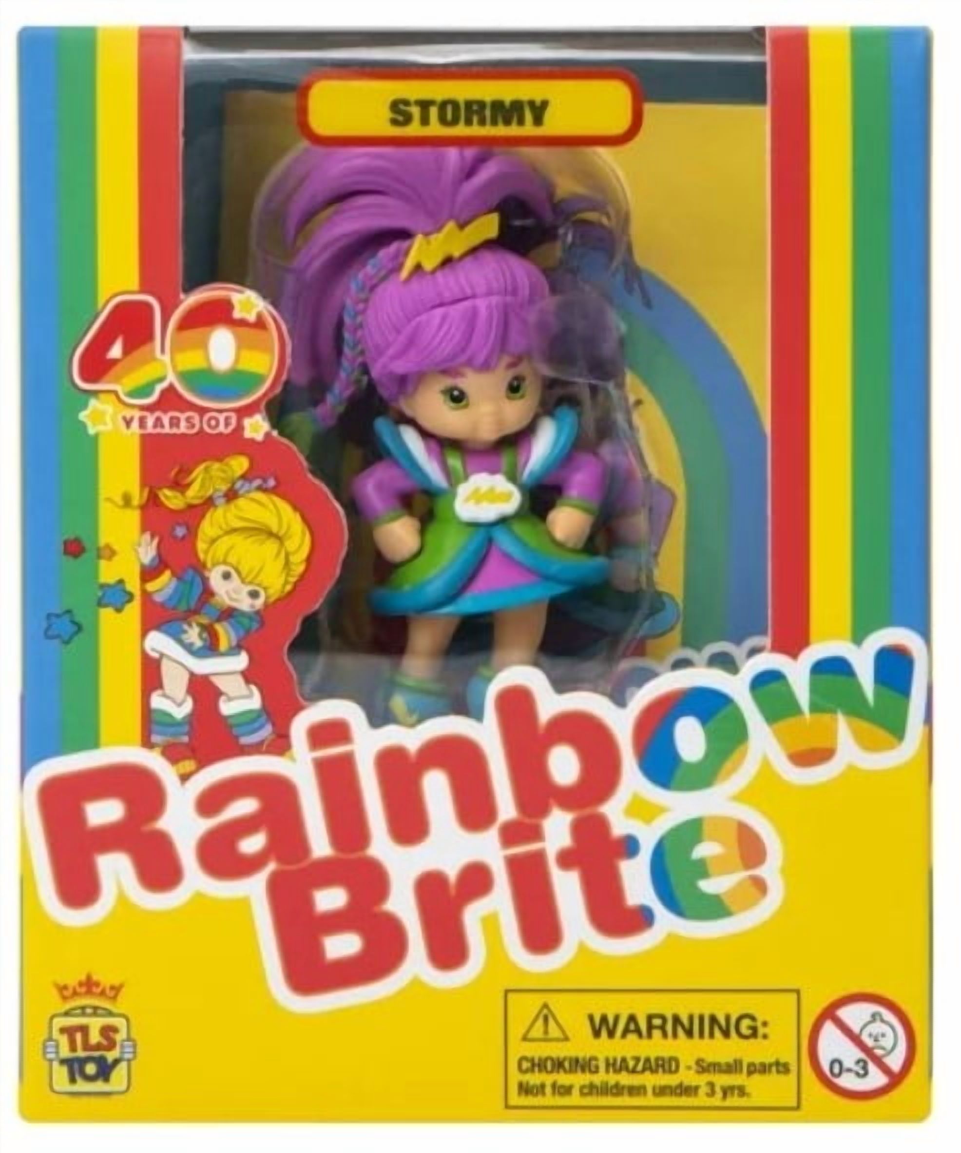 The Loyal Subjects - 40 Year Anniversary Rainbow Brite 3" Collectible Figure, Set of 3, Stormy, Red Butler and Tickled Pink