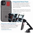 thumbnail image 3 of Dockem Luxe M2T Wallet Case for iPhone 11 (6.1): Built-in Invisible Metal Plate, Designed for Magnetic Mounting: Slim, 3 of 5
