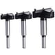 thumbnail image 1 of Brocas esféricas para puertas, herramientas para cortar madera de acero de tungsteno, juego de 3 brocas de carburo para taladrar bisagras de madera contrachapada, 1 of 5