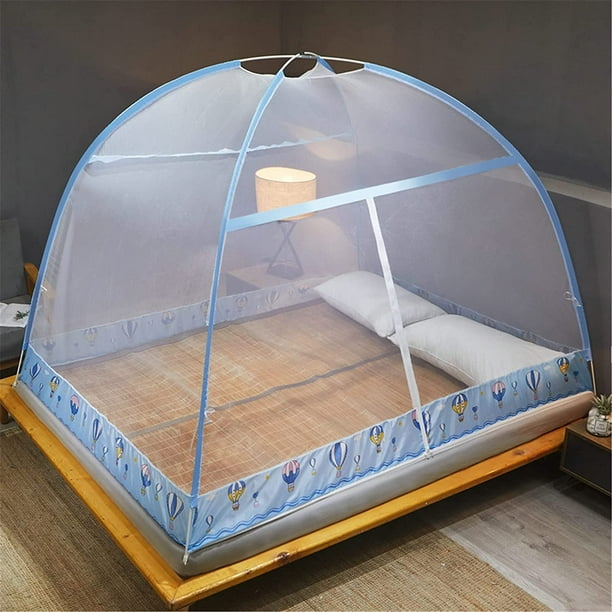 Portable Travel Bed Net Canopy Foldable Pop Up Mosquito Net Single
