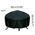 thumbnail image 1 of Housse de Barbecue Imperméable Extérieure Housse de Barbecue Patio Ronde Protection UV Anti-Poussière, 1 of 9