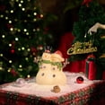 thumbnail image 4 of Snowman Statue Lighted LED Battery Operated Indoor Christmas Decor, 4 of 6