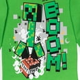 thumbnail image 5 of Minecraft Mobs Creeper Little Boys 2 Pack Long Sleeve Graphic T-Shirts White/Green 4, 5 of 5