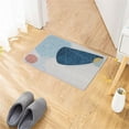 thumbnail image 5 of Rkxzt Abstract Entryway Rug,3x5 Washable Rug for Bedroom Low Pile Non Slip Laundry Room Rug,Boho Super Soft Kitchen Rug Foldable Area Rugs for Floor Front Door Bathroom(blue), 5 of 6