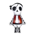 thumbnail image 2 of Globo Fantasma Decoración de Halloween Adorno Colgante Fantasma Inflable Utensilio de Fiesta con Aspecto Divertido de PVC Fácil de Colgar Adecuado Pa Fantasma esqueleto, 2 of 8