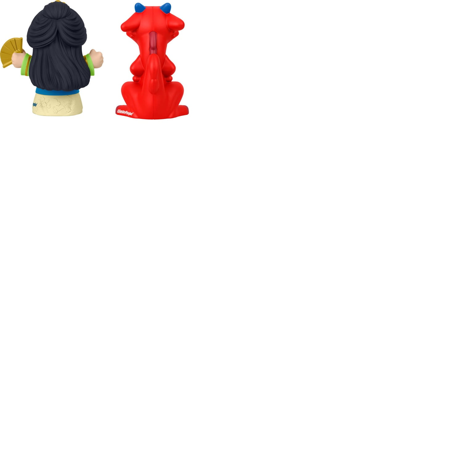 Disney Princess Mulan & Mushu Little People Figure Set for Toddlers and Kids
