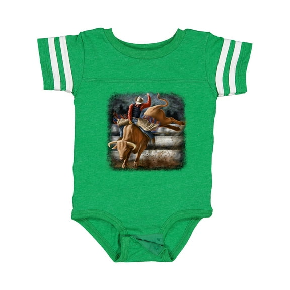 Inktastic Bull Riding Boys or Girls Baby Bodysuit