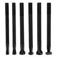 thumbnail image 1 of Kit de 6 herramientas para manualidades de cuero para aficionados al bricolaje. Incluye una variedad versátil de sellos y herramientas de modelado para proyectos de marroquinería complejos., 1 of 8