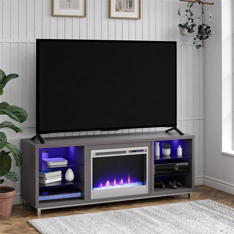 Ameriwood Home Norton Fireplace TV Stand - Walmart.com