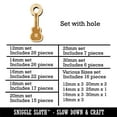 thumbnail image 2 of Electric Guitar Silhouette Wood Mini Charms Shapes DIY Craft Jewelry - With Hole - 30mm (6pcs), 2 of 7