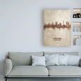 thumbnail image 3 of Trademark Fine Art 'Munich Germany Rust Skyline' Canvas Art by Michael Tompsett, 3 of 3