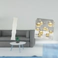 thumbnail image 2 of Lámpara De Pie Con Pantalla Y Adorno De Bola Acrílica Transparente. Pieza Versátil Para Decoración De Estanterías, Vitrinas Y Otros Objetos Decorativos En El Hogar, La Oficina O Cualquier, 2 of 8