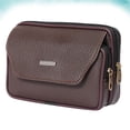 thumbnail image 1 of Greenadscape 1Ud Cartera De Cuero Resistente Para Con Espacio Para Teléfono Color Marrón, 1 of 8