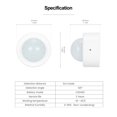 thumbnail image 3 of 2X Sensor de Movimiento Corporal Zigbee 3.0 Tuya Mini Inteligente Transductor PIR de Movimiento Humano Vida Inteligente Hogar Conexión Inalámbrica Luz (C), 3 of 5