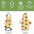 thumbnail image 5 of Bingfone Sunflowers And Bee Dog Clothes Hoodie, Pet Winter Coat,Puppy Sweatshirts for Small Dogs Boy Girl,Suitable for All Breeds-X-Large, 5 of 6