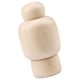 thumbnail image 2 of Muñecas de madera con clavijas, figuras de personas sin terminar, madera natural, muñeca de clavija en blanco, lisa 68 mm x 36 mm, 2 of 9