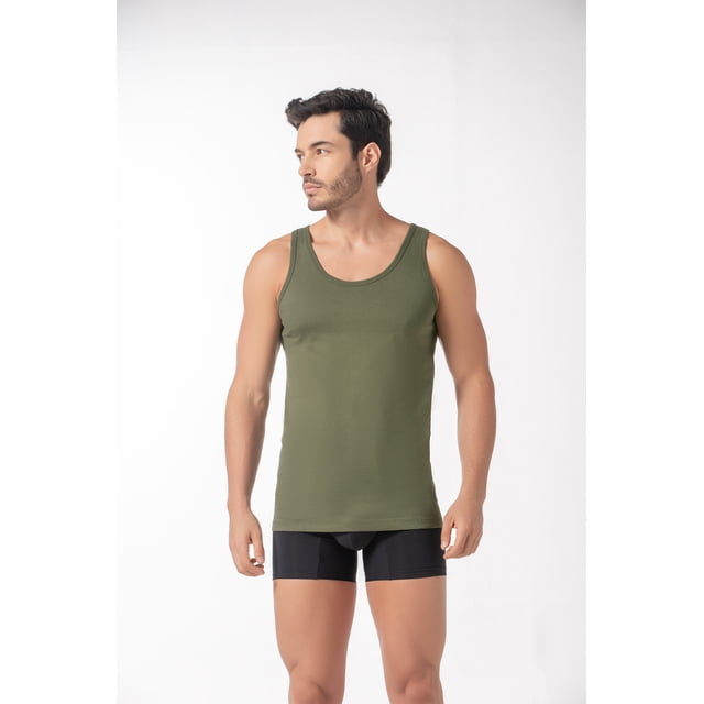 Camiseta Cuello Redondo Manga Sisa Algodón (2522) verde XL Diane & Geordi Colombia 2522