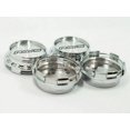 thumbnail image 1 of 4x67mm Rays Silver Chrome Emblems Badges Wheel Center Hub Caps Rim Caps, 1 of 3