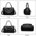 thumbnail image 3 of Womens Handbags Soft Leather Hobo Shoulder Bag Ladies Crossbody Tote Purses with Multi Pockets, 3 of 7
