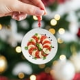 thumbnail image 4 of ViciArt Caprese Salad Ornament – 3mm Acrylic or Fiber Wood, UV-Printed, Italian Food Holiday Decor, 4 of 4