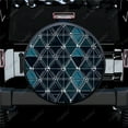thumbnail image 1 of Abstract Shapes Cool Design Polyester Universal Spare Wheel Tire Cover Wheel Covers for Trailer RV SUV Truck Camper, 1 of 5