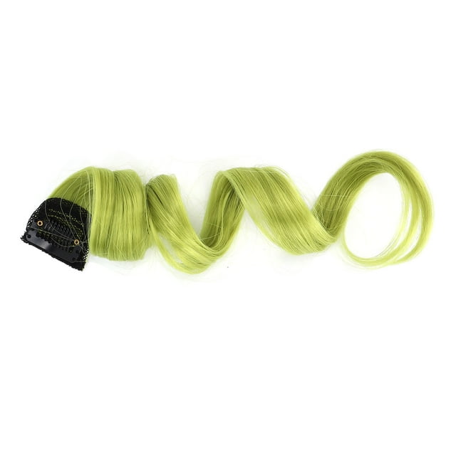 Extensiones de Cabello Rizado Con Clip, 5 piezas de 55 cm, clip de postizo ondulado y rizado, colores varios, reflejos de fiesta, extensiones de Cabello sintético coloridas