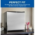 thumbnail image 3 of Koolatron 1.6 cu ft (44L) Stainless Steel Compact Fridge with Freezer, Flat Back, Reversible Door, Energy Efficient, 3 of 13