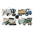 thumbnail image 4 of Construction Truck Green and Blue Wall Decal (Set of 4) by Sweet Jojo Designs, 4 of 4