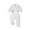 A-924White, variant on MEZZALL Baby Boys Outfits Sets Casual Long Sleeve Shirt And Pants 3-Piece Suit Toddler 0-24 Months Comfortable Soft Breathable Outfits Daily Wear Summer Fall Dailywear Cute / 6-12 Months