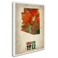 thumbnail image 3 of Trademark Fine Art "Arizona Watercolor Map" Canvas Art by Naxart, 3 of 4