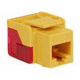 thumbnail image 1 of ICC-CAT6JACK-YL Connecteur Modulaire CAT6 - Jaune, 1 of 2