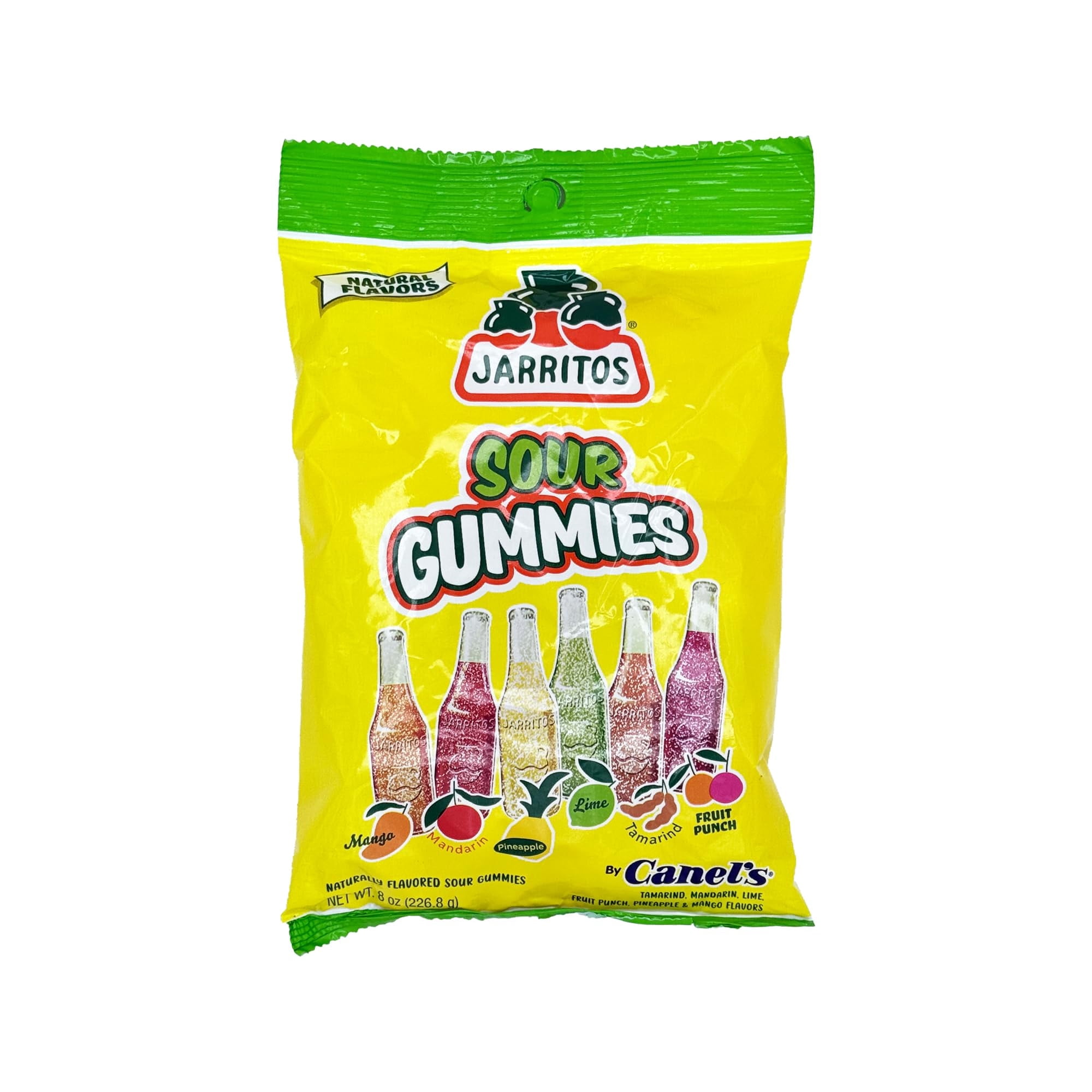 Jarritos Gummies - Sour KEF16 or Sweet Naturally Flavored Gummy Candy, Mexican Candies, Dulces Mexicanos, Snack, Treat (Sour)