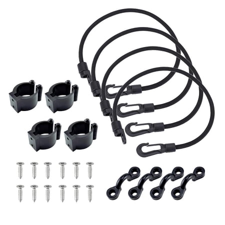 Wswqop Strap Holder & Positioning Clamp Fishing Rod Replacement Accessories 4 Straps