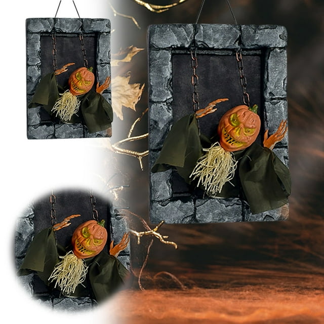 JJKBVCLO Halloween Decorations Decorations Motion Activated Glow And Sensing Experience Eye Catching Night Light Window Front Door Hanging Decoration