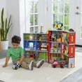 thumbnail image 3 of KidKraft Everyday Heroes Wooden Foldable Playset with 26 Pieces, 3 of 9