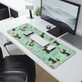 thumbnail image 2 of Long Mouse Pads for Desk,Dachshunds and Pioneer Flower Desk Mats on Top Of Desks, Desk Mouse Pad Extra Large with 3mm Non-Slip Base and Stitched Edge for Gaming,Office,Work,Home 31.5"x11.8", 2 of 6
