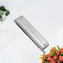WRITWAA Harmonica 16 Hole Silver Good Airtightness for Music
