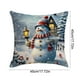 thumbnail image 3 of CaiYueKe Christmas Snowman Pillow Cover, Linen Cushion Case with Holiday Print, Soft Decorative Sofa Bed Pillowcase for Winter Home Decor, Festive Holiday Living Room Accessory, 3 of 7