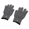 thumbnail image 5 of Guante de electrodo conductor, superficie de fibra de plata, antiestático, elimina la fatiga, guantes de masaje de manos L 21cm/8,3 pulgadas, 5 of 5