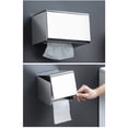 thumbnail image 2 of Estuche de almacenamiento de pañuelos de acero inoxidable para dormitorio, cocina, sala de estar, baño, hogar, oficina, dormitorio, caja porta Almacenamiento y organización del hogar Tipo 1 20x13x13cm Matsuzay HA073020-02, 2 of 6
