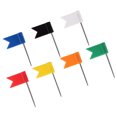 thumbnail image 2 of 8 Boxes/Total 160pcs Colorful Map Flag Tacks with Plastic Flags Head for Travel Map Cork Board Bulletin, 2 of 9