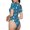 Cartoon Goose, variant on Cartoon Hedgehogs Womens One Piece Swimsuits Modest Tummy Control Bathing Suits Lace Up Slimming Swim Suit-Medium