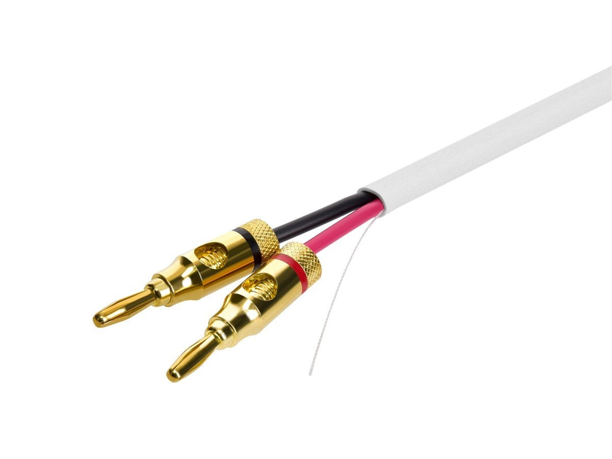 Monoprice Speaker Wire, CL2 Rated, 2-Conductor, 12AWG, 250ft, White