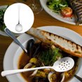 thumbnail image 4 of Miangastore Stainless Steel Food Serving Colander Spoon Creative Hollow Spoon Soup Scoop Salad Spoon Rice Spoon Kitchen Utensil Tableware (Small Colander Spoon), 4 of 9