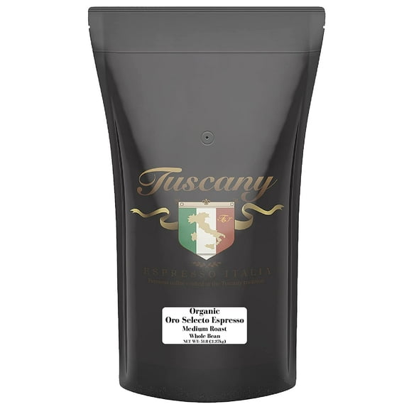 Oro Selecto Organic Espresso, Whole Bean, 5-Pound Bag